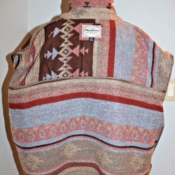 Women's Aztec Print Shacket Jacket XXL  Multicolor Casual Western Casual - Picture 16 of 16